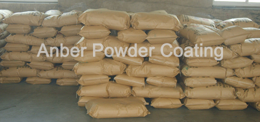 PE powder in warehouse