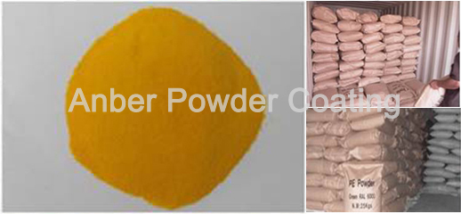 Yellow PE powder
